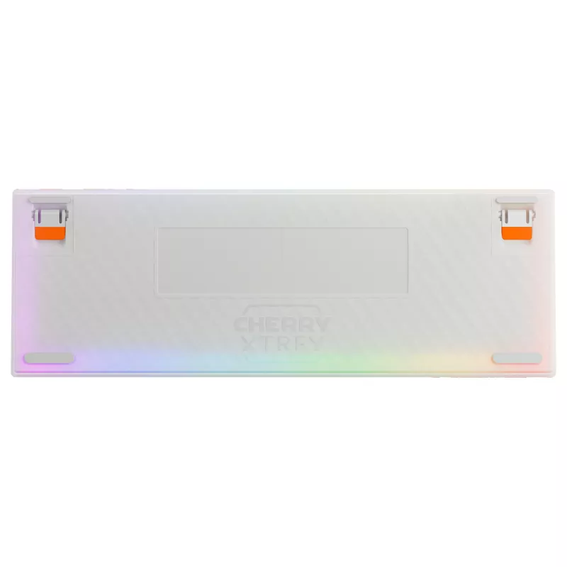 Mechanische Gaming-Tastatur Cherry K5 Pro TMR Compact 65% AZERTY RGB kabelgebunden USB Orange Weiß