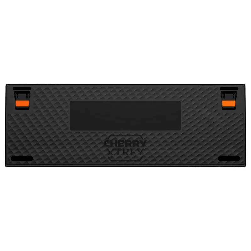Mechanische Gaming-Tastatur Cherry K5 PRO TMR COMPACT — 65 % AZERTY, USB kabelgebunden, RGB-Hintergrundbeleuchtung, Schwarz/Orange
