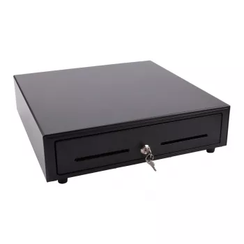 Elektronische Kassenschublade Olympia LD 410A, Metallgehäuse, schwarz, 415×410×104 mm