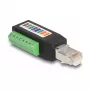 DeLOCK RJ45-Stecker Cat.5e auf Klemmleisten-Adapter 90° abgewinkelt