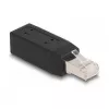 DeLOCK RJ45-Stecker Cat.5e auf Klemmleisten-Adapter 90° abgewinkelt