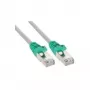 Patchkabel Crossover InLine Cat5e SF/UTP (S-FTP) RJ-45–RJ-45 0,25 m, grau