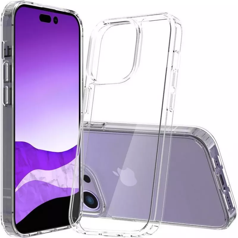 Abdeckung JT BERLIN Pankow Clear iPhone 14 Pro Transparent 15.5 cm