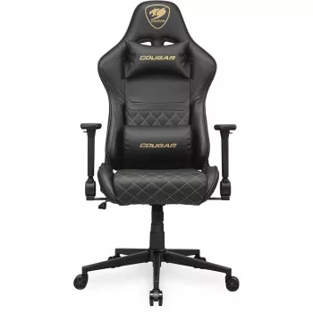 Universal Gaming-Stuhl COUGAR Gaming ARMOR ONE V2 Gepolsterte Sitzfläche Schwarz Gold