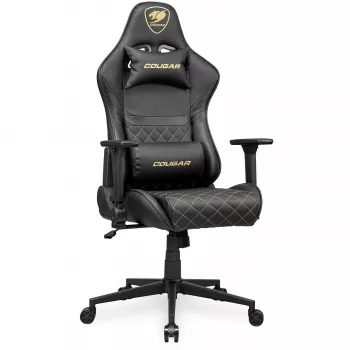 Universal Gaming-Stuhl COUGAR Gaming ARMOR ONE V2 Gepolsterte Sitzfläche Schwarz Gold