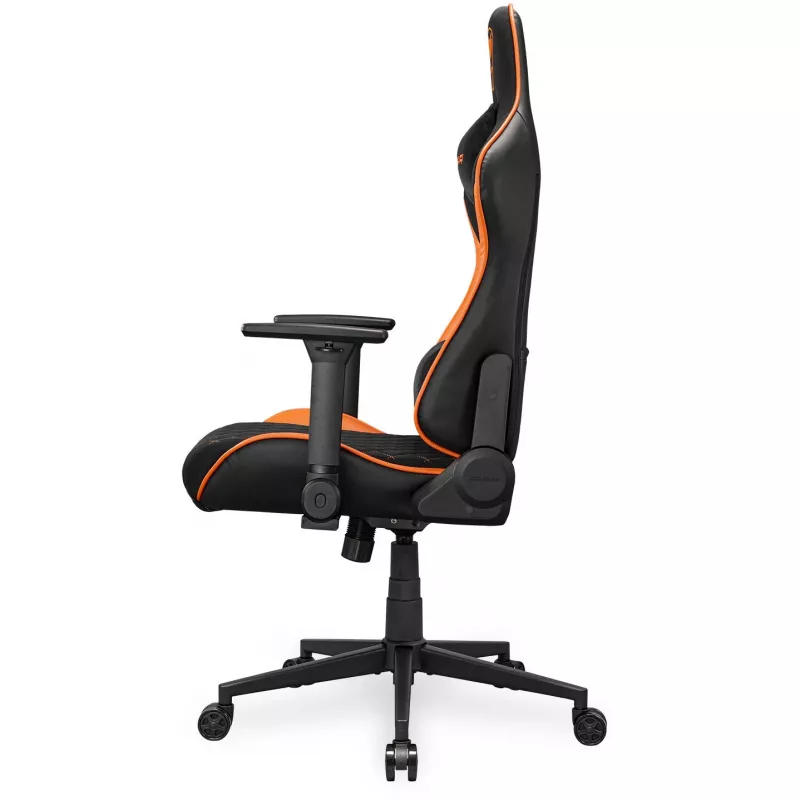 Universeller Gaming-Stuhl COUGAR Gaming Armor One V2 F Gepolsterte Sitzfläche Schwarz Orange