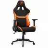 Universeller Gaming-Stuhl COUGAR Gaming Armor One V2 F Gepolsterte Sitzfläche Schwarz Orange