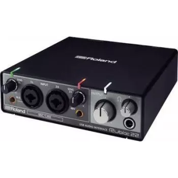 Roland Rubix22 - Desktop - Schwarz - USB - 24-bit/192kHz - 44.1,48,96,192 kHz - USB (417431A99)