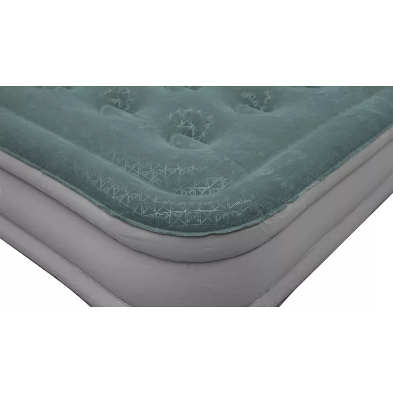 Doppel-Luftmatratze Outwell 400116 — PVC, 1350 × 2000 × 300 mm, Grün/Grau