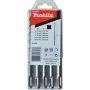 MAKITA B-49074 - HM-Bohrer-Set V-PLUS Nr. 3 für Kombi-Hammer HR2470 (50/100 mm Arbeitslänge | 5-teilig) (B-49074)