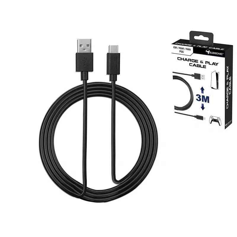 Subsonic Charge-and-Play-Kabel für PS5