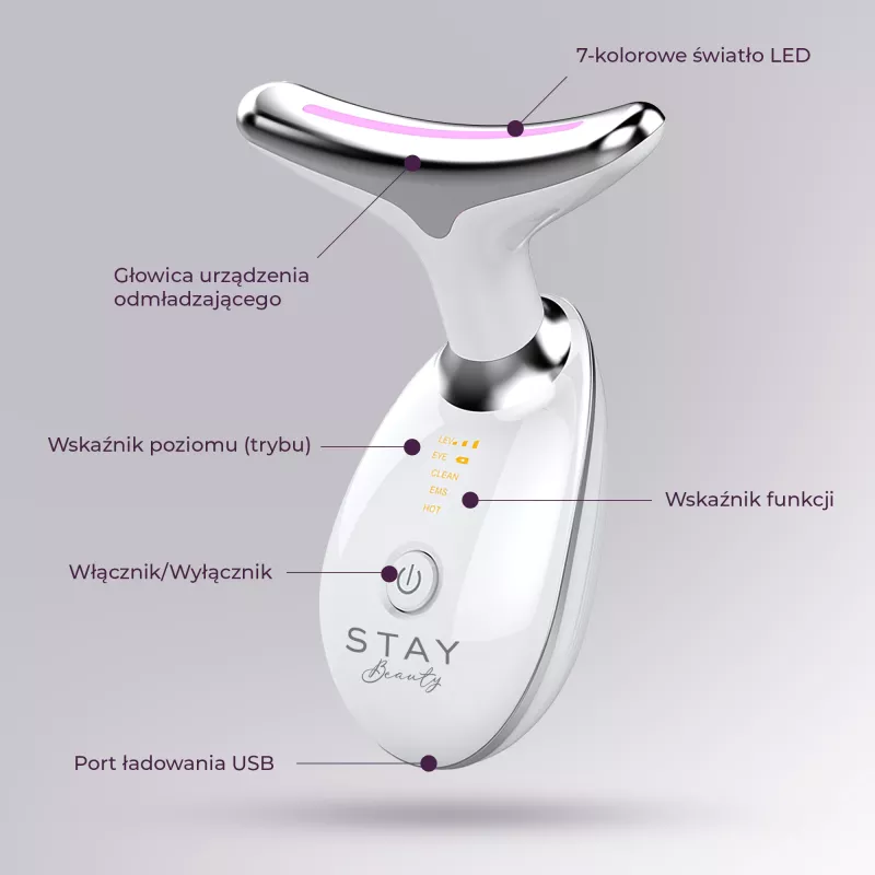 Stay Beauty S8 | Elektryczny masażer do szyi |