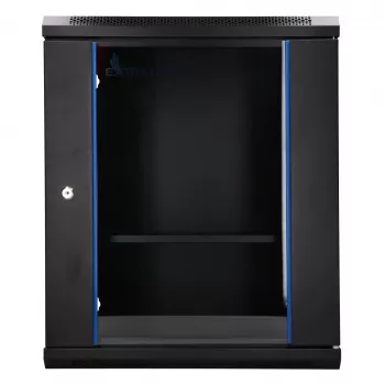 Extralink Lite 12U 530X400 WANDMONTAGE Rackschrank Schwarz Mit Einlegeboden
