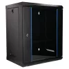Extralink Lite 12U 530X400 WANDMONTAGE Rackschrank Schwarz Mit Einlegeboden