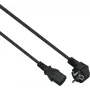 Netzkabel Helos 262654 Schwarz 1,8 m CEE 7/7 IEC C13
