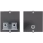 Bachmann 3,5 mm - 2x Cinch Schwarz 917.023 Hochwertiger Audio-Adapter