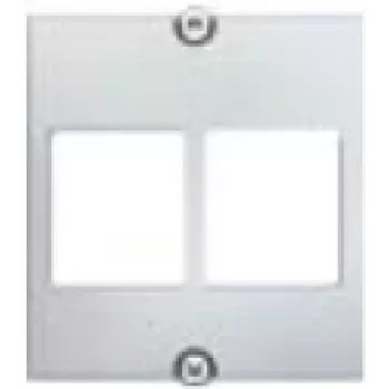 Wandplatte / Schalterabdeckung Bachmann 917.158 für RJ‑45-Buchsen, Weiß