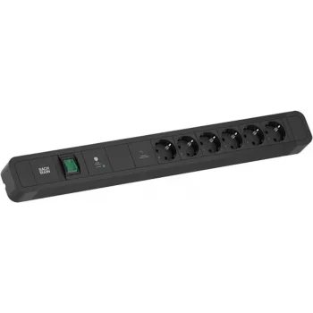 Power Strip Bachmann PRIMO 2 Schwarz 6 AC outlets 2 m