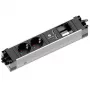 Steckdosenleiste Bachmann STEP ALU 1x USB 1x Custom-Modul 2x Steckdose