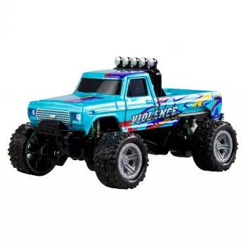 RC Monster Truck Amewi DieCast 1:64 RTR Blue – Druckguss 1:64 Maßstab, fahrfertig
