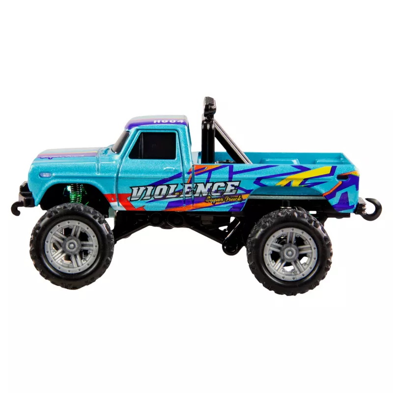 RC Monster Truck Amewi DieCast 1:64 RTR Blue – Druckguss 1:64 Maßstab, fahrfertig