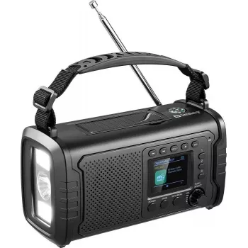 Sandberg Survivor DAB+ Radio All-in-1 20000 mAh Powerbank Schwarz