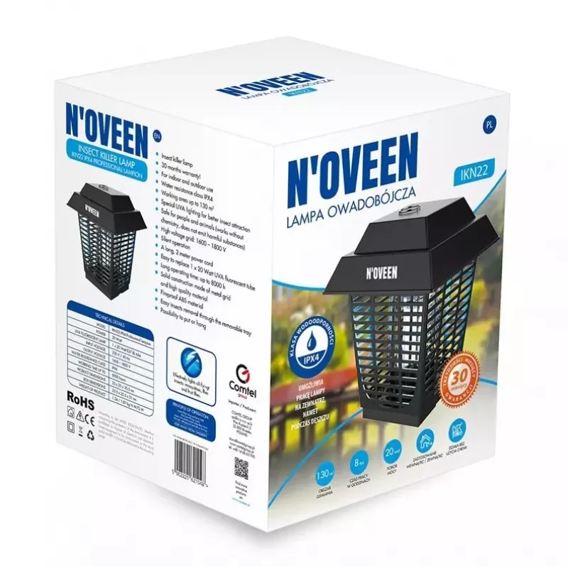 Laterne NOVEEN IKN22 IPX4 Professional – tragbare Laterne mit IPX4-Spritzwasserschutz