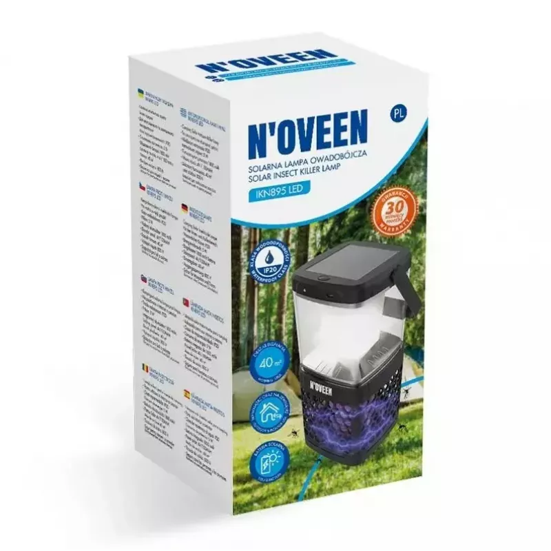 Insektizidlampe NOVEEN IKN895 LED IP20 solarbetrieben für den Innenbereich