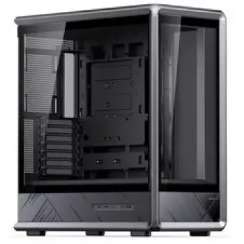 Jonsbo D401 PC-Gehäuse, Midi Tower, ATX, Tempered Glass – schwarz