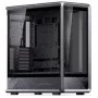 Jonsbo D401 PC-Gehäuse, Midi Tower, ATX, Tempered Glass – schwarz