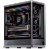 Jonsbo D401 PC-Gehäuse, Midi Tower, ATX, Tempered Glass – schwarz