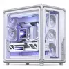 Jonsbo X400 PC-Gehäuse, Midi Tower, ATX, Temperglas – Weiß