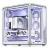 Jonsbo X400 PC-Gehäuse, Midi Tower, ATX, Temperglas – Weiß