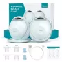 Paruu P20 HANDSCHALTFREIE Tragbare Milchpumpe Grün Doppelpack