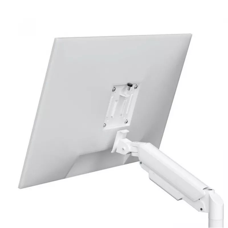 Monitorhalterung GEMBIRD MA-DA2-06-W für 17–32 Zoll Bildschirme, Tischklemmen-/Schienenmontage, weiß