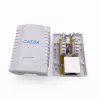 Wandmontierte geschirmte Netzwerkdose GEMBIRD 1×RJ45 Kategorie 6A FTP
