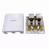 Wandmontierte abgeschirmte Netzwerkdose GEMBIRD Gniazdo natynkowe 2×RJ45 Cat6A FTP