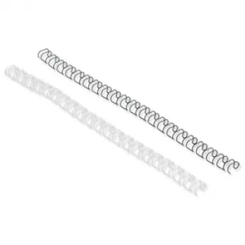 GBC Binderinge MultiBind 8mm, schwarz, 130 Blatt, A4, 187 mm, 91 mm, 100 Stück