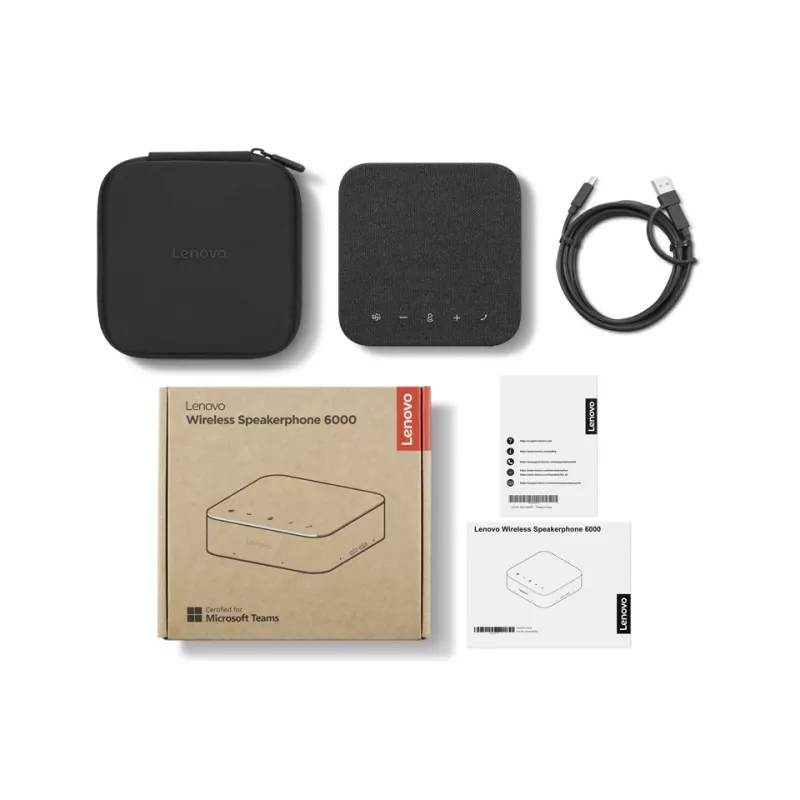 Lenovo Freisprecheinrichtung 4Y71Q47766 — PC Bluetooth, USB-C, Li-Ion-Akku 4215 mAh, Schwarz