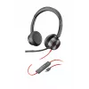 HP Poly Schwarzwire 8225 USB-C-Headset, kabelgebunden, Büro/Callcenter, 185 g, Headset, Schwarz