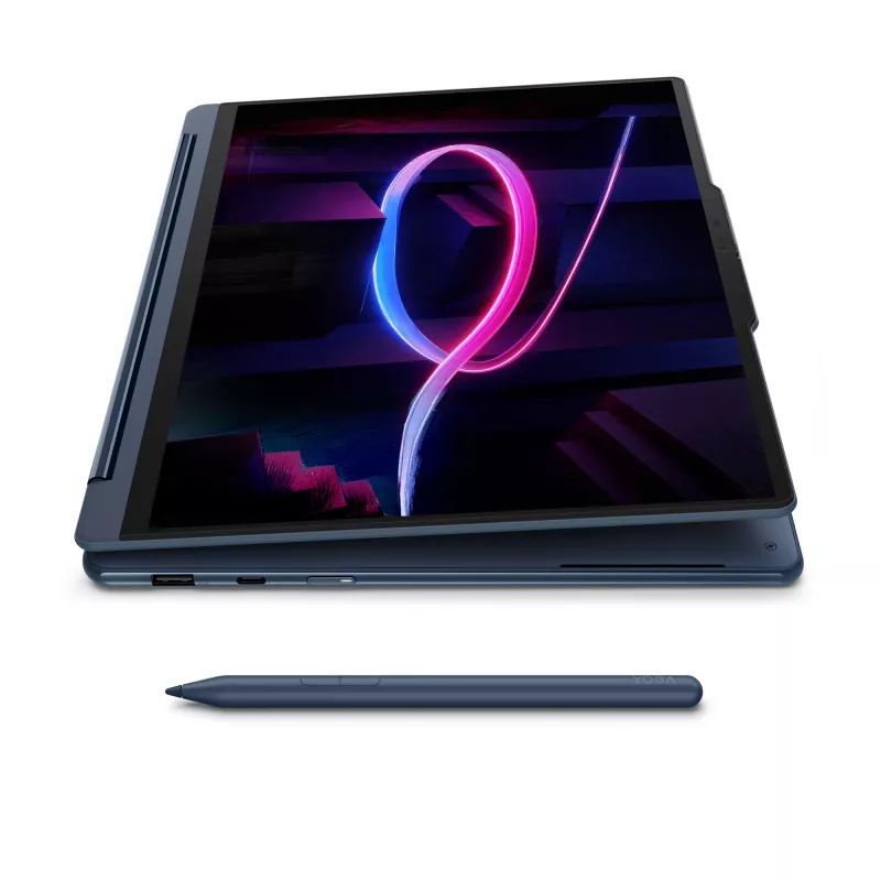 Lenovo Yoga 9 2-in-1 14IPH11 Copilot+ PC Intel Core Ultra 7 355 Hybrid (2-in-1) 35,6 cm (14 Zoll) Touchscreen 2.8K 32 GB LPDDR5x-SDRAM 1 TB SSD Wi-Fi 7 (802.11be) Windows 11 Home Deutsch Blau