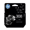 HP 308 2er-Pack Schwarz/Dreifarbig Original Tintenpatronen-Kombi, Standardreichweite, Schwarz, Cyan, Magenta, Gelb, farbstoffbasierte Tinte, pigmentbasierte Tinte, 2 Stk., 160 Seiten