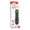 Verbatim Keynote Wireless Presenter mit LCD-Anzeige, RF, USB, 30 m, Schwarz