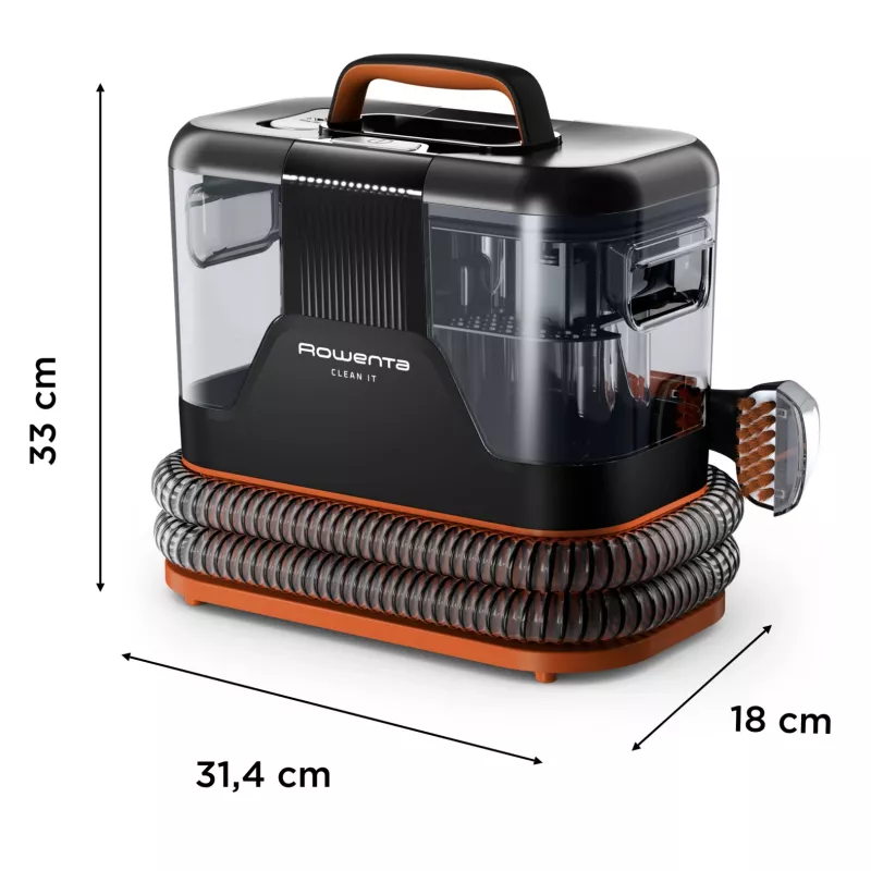 Rowenta Clean It IN5011F0 — Nass- und Trockensauger, beutellos, Wasserfiltration, 1,5 L, 400 W