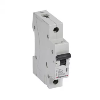 Leitungsschutzschalter Legrand 419137 B20A 1P 6kA — B20A einpoliger Miniatur-Leitungsschutzschalter, 6 kA Ausschaltvermögen