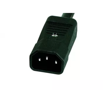 19 Zoll Steckdosenleiste 6-fach CEE7, Anschlusskabel 2,35 m, Schwarz – zum Anschluss von Geräten mit Standard-Schutzkontaktstecker an USV (808892)