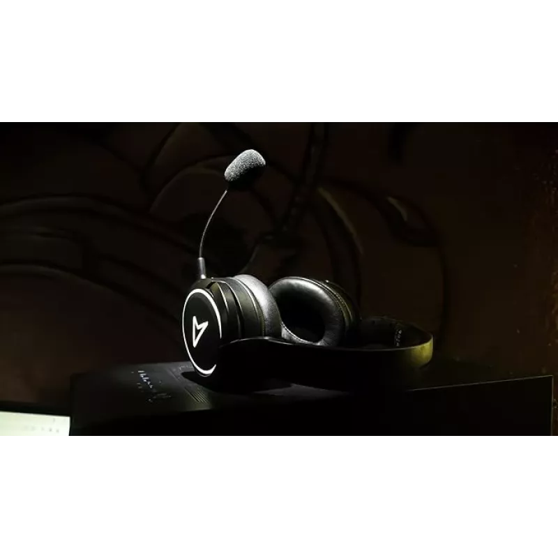 Lexip Voyager Headset Kabelgebunden & Kabellos Head-band Gaming Bluetooth Schwarz