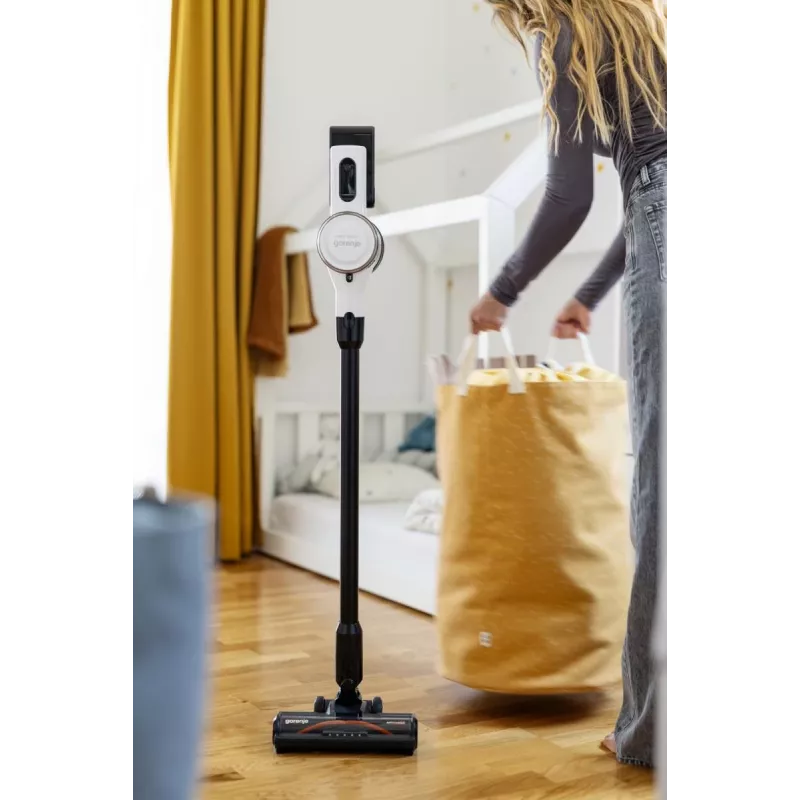 Gorenje SVC222230AEW 2-in-1-Stabstaubsauger Akku Trocken Beutellos 0,701 l 150 W Weiß