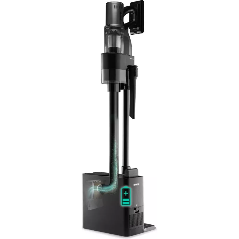 Gorenje SVC296749NEBL 2-in-1-Stielstaubsauger batteriebetrieben Trocken HEPA beutellos 0,6 l 550 W Anthrazit