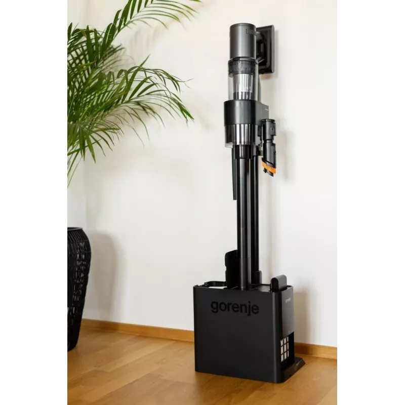 Gorenje SVC296749NEBL 2-in-1-Stielstaubsauger batteriebetrieben Trocken HEPA beutellos 0,6 l 550 W Anthrazit